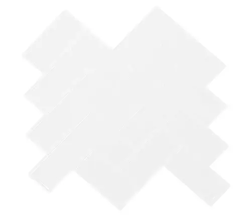 Kalasaba Plaat 10 Pcs Valge 30 X 30 Cm Polüuretaan Ja Pet