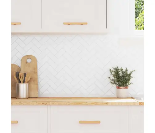 Dekoratīvās Uzlīmes 50 Pcs Balts 30 X 30 X 0,8 Cm Vidaxl