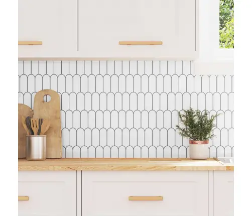 Dekoratiivsed Kleebised 50 Pcs Valge Hall 30 X 30 X 0,8 Cm