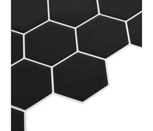 Heksagonaalne Plaat 10 Pcs Valge Hall 30 X 30 Cm