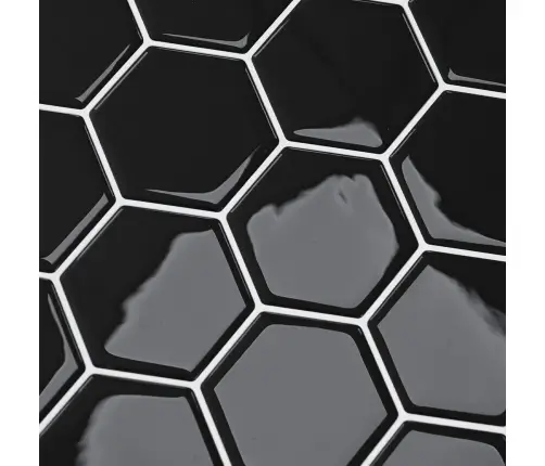 Heksagonaalne Plaat 10 Pcs Valge Hall 30 X 30 Cm