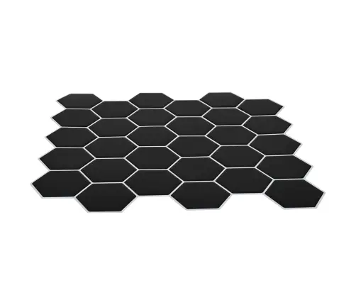 Heksagonaalne Plaat 10 Pcs Valge Hall 30 X 30 Cm