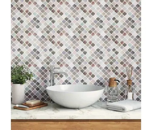 Lanturn Plaat 20 Pcs Beež 27 X 27 Cm Polüuretaan Ja Pet