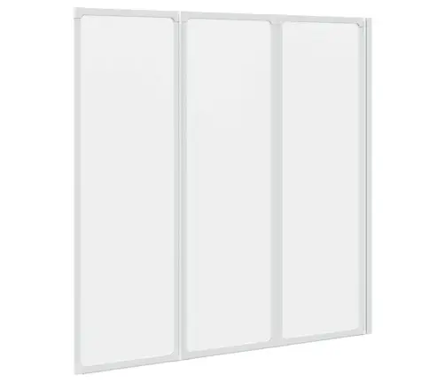 Vannas Ekrāns Matēts 120 X 117 Cm Alumīnijs & Pp Panelis Vidaxl