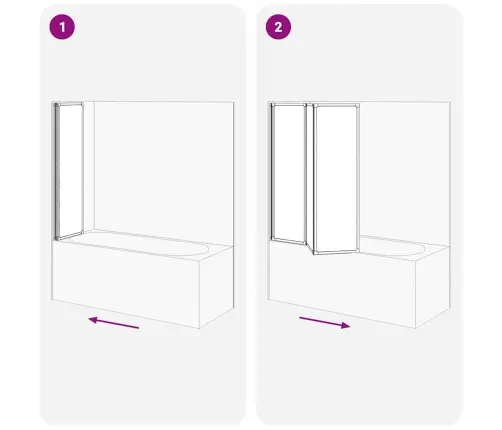 Vannas Ekrāns Matēts 132 X 140 Cm Alumīnijs & Pp Panelis Vidaxl