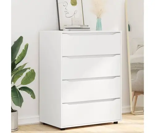 Ladustamiskapid 2 Pcs Valge 80 X 48 X 105 Cm Tehispuit