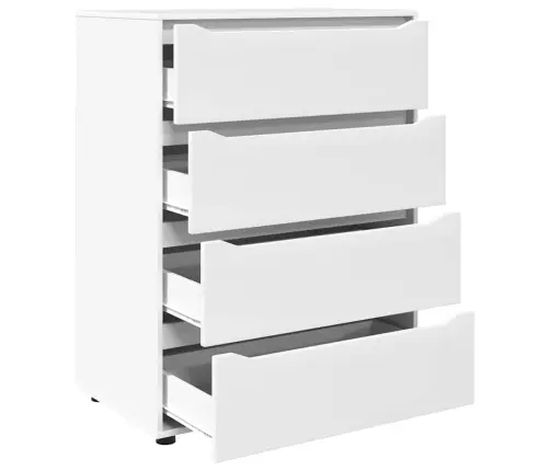 Ladustamiskapid 2 Pcs Valge 80 X 48 X 105 Cm Tehispuit