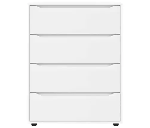 Ladustamiskapid 2 Pcs Valge 80 X 48 X 105 Cm Tehispuit