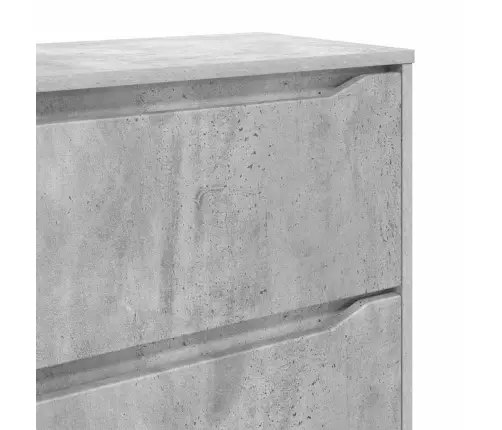 Uzglabāšanas Skapji 2 Pcs Betona Pelēks 80 X 48 X 105 Cm Vidaxl