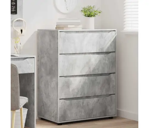 Uzglabāšanas Skapji 2 Pcs Betona Pelēks 80 X 48 X 105 Cm Vidaxl