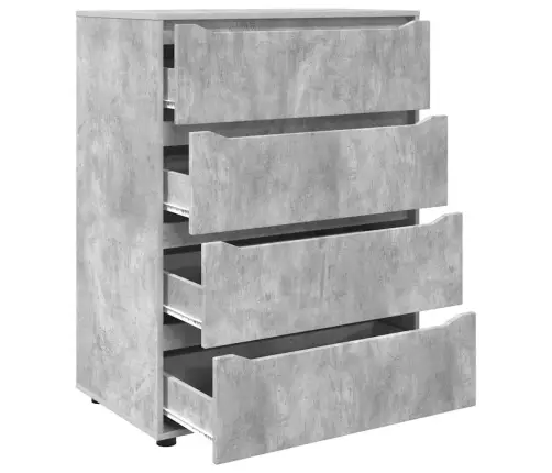 Uzglabāšanas Skapji 2 Pcs Betona Pelēks 80 X 48 X 105 Cm Vidaxl