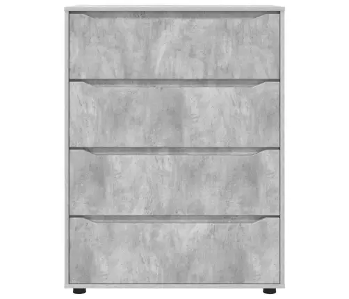 Uzglabāšanas Skapji 2 Pcs Betona Pelēks 80 X 48 X 105 Cm Vidaxl