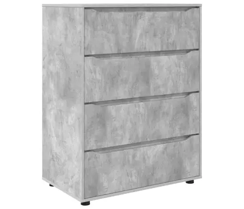 Uzglabāšanas Skapji 2 Pcs Betona Pelēks 80 X 48 X 105 Cm Vidaxl