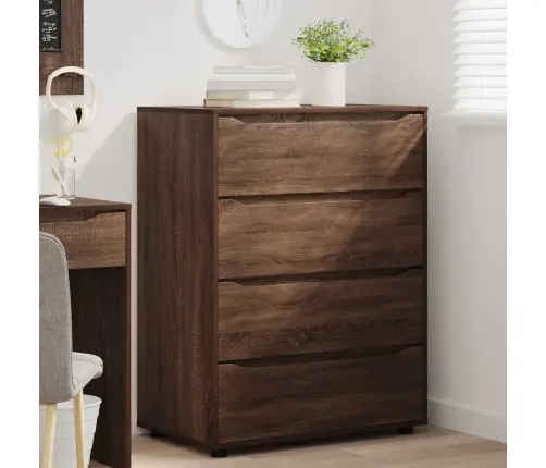 Uzglabāšanas Skapji 2 Pcs Brūns Ozols 80 X 48 X 105 Cm Vidaxl