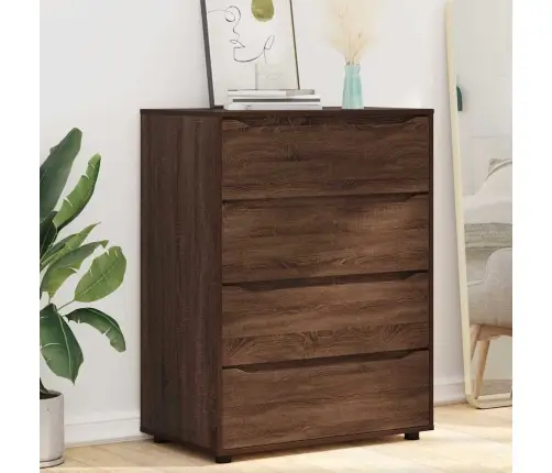 Uzglabāšanas Skapji 2 Pcs Brūns Ozols 80 X 48 X 105 Cm Vidaxl