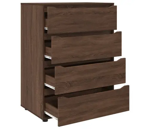 Uzglabāšanas Skapji 2 Pcs Brūns Ozols 80 X 48 X 105 Cm Vidaxl