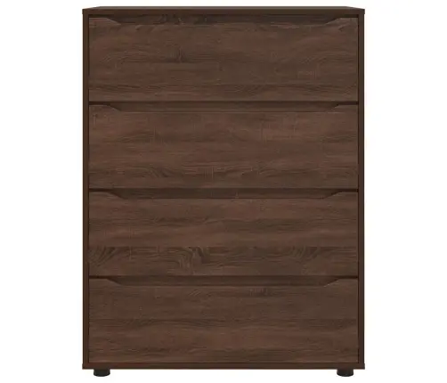 Uzglabāšanas Skapji 2 Pcs Brūns Ozols 80 X 48 X 105 Cm Vidaxl