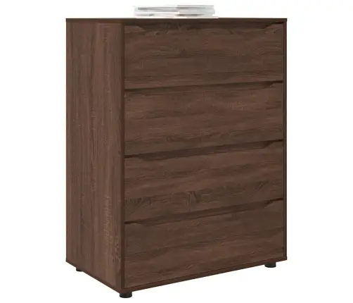 Uzglabāšanas Skapji 2 Pcs Brūns Ozols 80 X 48 X 105 Cm Vidaxl