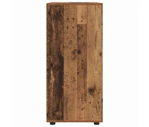 Ladustamiskapid 2 Pcs Vana Puit 80 X 48 X 105 Cm Tehispuit