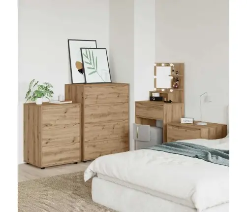 Uzglabāšanas Skapji 2 Pcs Artisānā Ozols 80 X 48 X 105 Cm Vidaxl