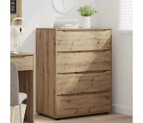 Uzglabāšanas Skapji 2 Pcs Artisānā Ozols 80 X 48 X 105 Cm Vidaxl