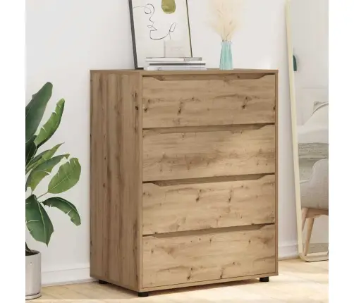 Uzglabāšanas Skapji 2 Pcs Artisānā Ozols 80 X 48 X 105 Cm Vidaxl