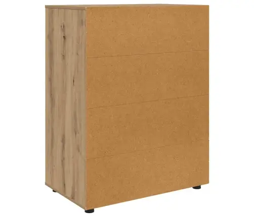 Uzglabāšanas Skapji 2 Pcs Artisānā Ozols 80 X 48 X 105 Cm Vidaxl