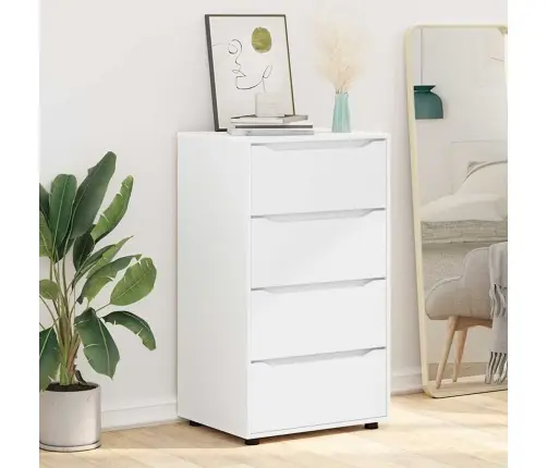 Ladustamiskapid 2 Pcs Valge 60 X 48 X 105 Cm Tehispuit