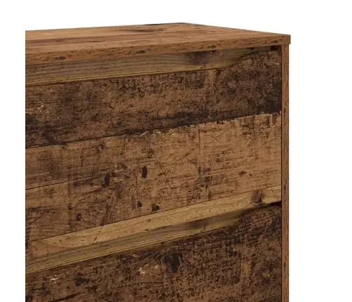 Ladustamiskapid 2 Pcs Vana Puit 60 X 48 X 105 Cm Tehispuit