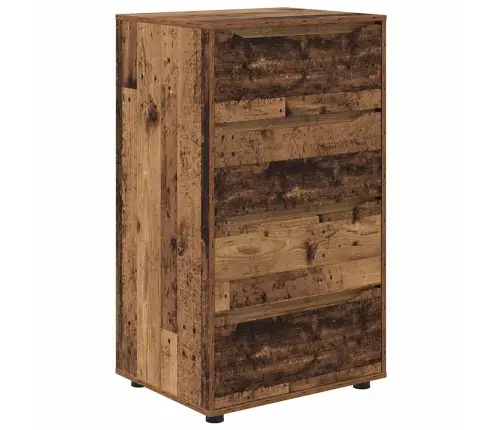 Ladustamiskapid 2 Pcs Vana Puit 60 X 48 X 105 Cm Tehispuit