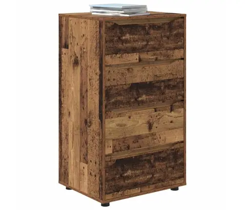 Ladustamiskapid 2 Pcs Vana Puit 60 X 48 X 105 Cm Tehispuit