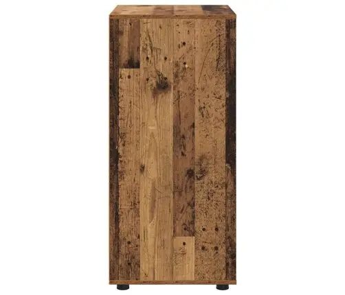 Ladustamiskapid 2 Pcs Vana Puit 60 X 48 X 105 Cm Tehispuit