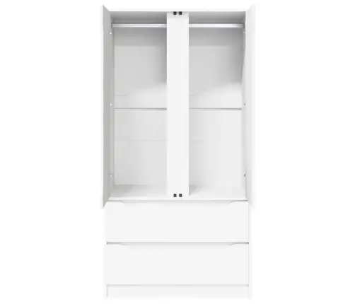 Vonios Spintelė Balta 79,5 X 49 X 156 Cm Apdirbta Mediena