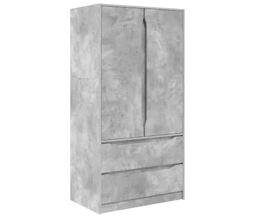 Vannas Istabas Skapītis Betona Pelēks 79,5 X 49 X 156 Cm Vidaxl