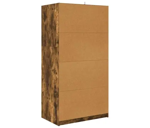 Vannitoa Kapp Suitsetatud Tamm 79,5 X 49 X 156 Cm Tehispuit