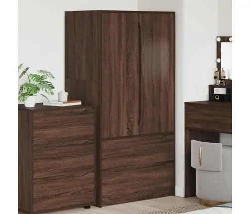 Vonios Spintelė Su Stalčių Rudas Ąžuolas 79,5 X 49 X 156 Cm