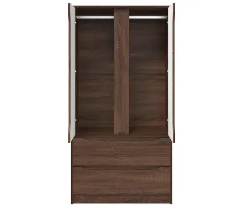 Vonios Spintelė Su Stalčių Rudas Ąžuolas 79,5 X 49 X 156 Cm