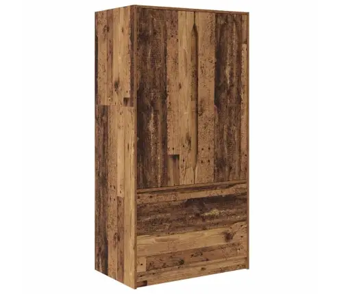 Vannas Istabas Skapītis Ar Durvīm Vecs Koks 79,5 X 49 X 156 Cm Vidaxl