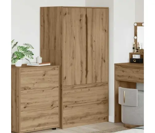 Vannas Istabas Skapītis Artisānā Ozols 79,5 X 49 X 156 Cm Vidaxl