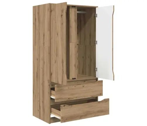 Vannas Istabas Skapītis Artisānā Ozols 79,5 X 49 X 156 Cm Vidaxl