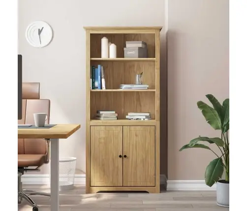 Raamatukapp Bodo Meepruun 82 X 40 X 173 Cm Tehispuit