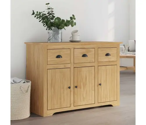 Puse Bodo Medus Brūns 115,5 X 44 X 80 Cm Inženierijas Koks Vidaxl