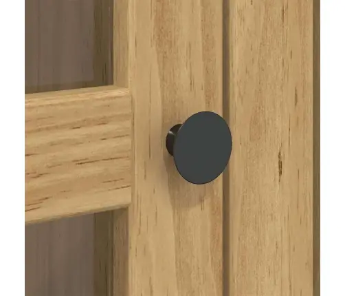 Skapis Ar Stikla Durvīm Bodo Medus Brūns Vidaxl