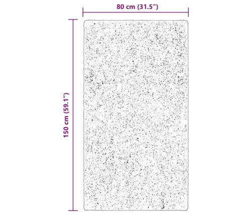 Zoninės Kiliminės Dangos Huarte Ruda 150 X 80 Cm Poliesteris