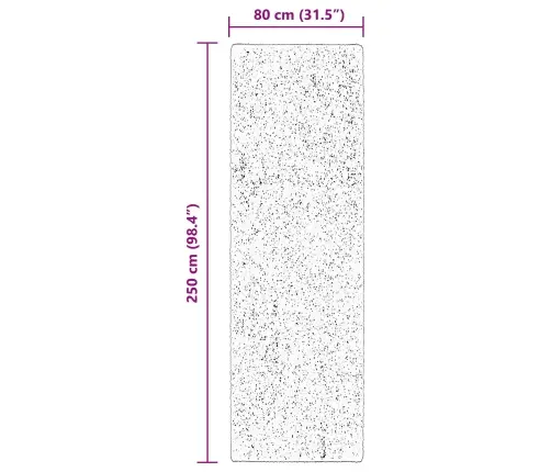 Zoninės Kiliminės Dangos Huarte Ruda 250 X 80 Cm Poliesteris
