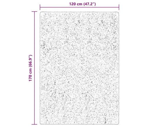 Alavaibad Ristkülik Huarte Pruun 170 X 120 Cm Polüester