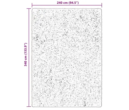 Zoninės Kiliminės Dangos Huarte Ruda 340 X 240 Cm Poliesteris