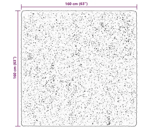 Zoninės Kiliminės Dangos Huarte Ruda 160 X 160 Cm Poliesteris