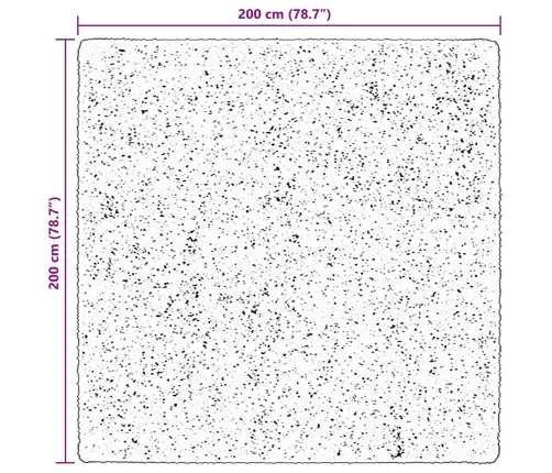 Zoninės Kiliminės Dangos Huarte Ruda 200 X 200 Cm Poliesteris