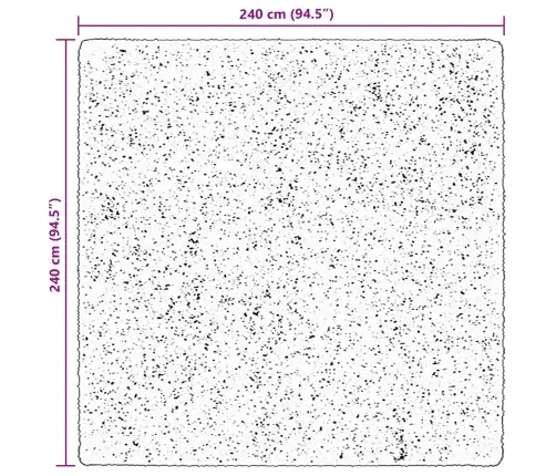 Zoninės Kiliminės Dangos Huarte Ruda 240 X 240 Cm Poliesteris